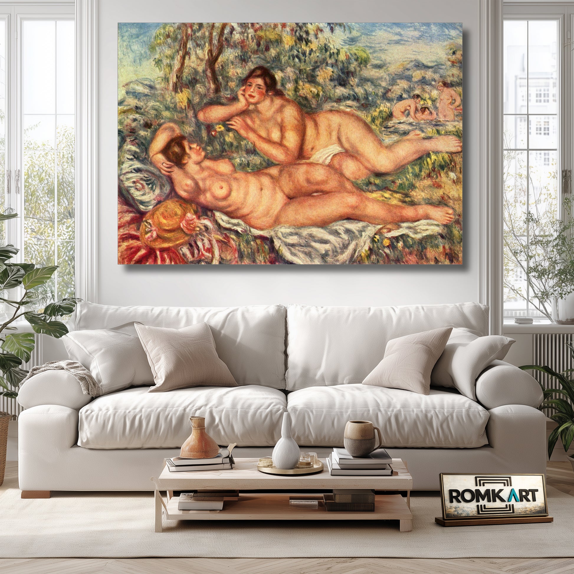 Pierre-auguste Renoir Les Baigneuses 1918-1919 – Reproduction