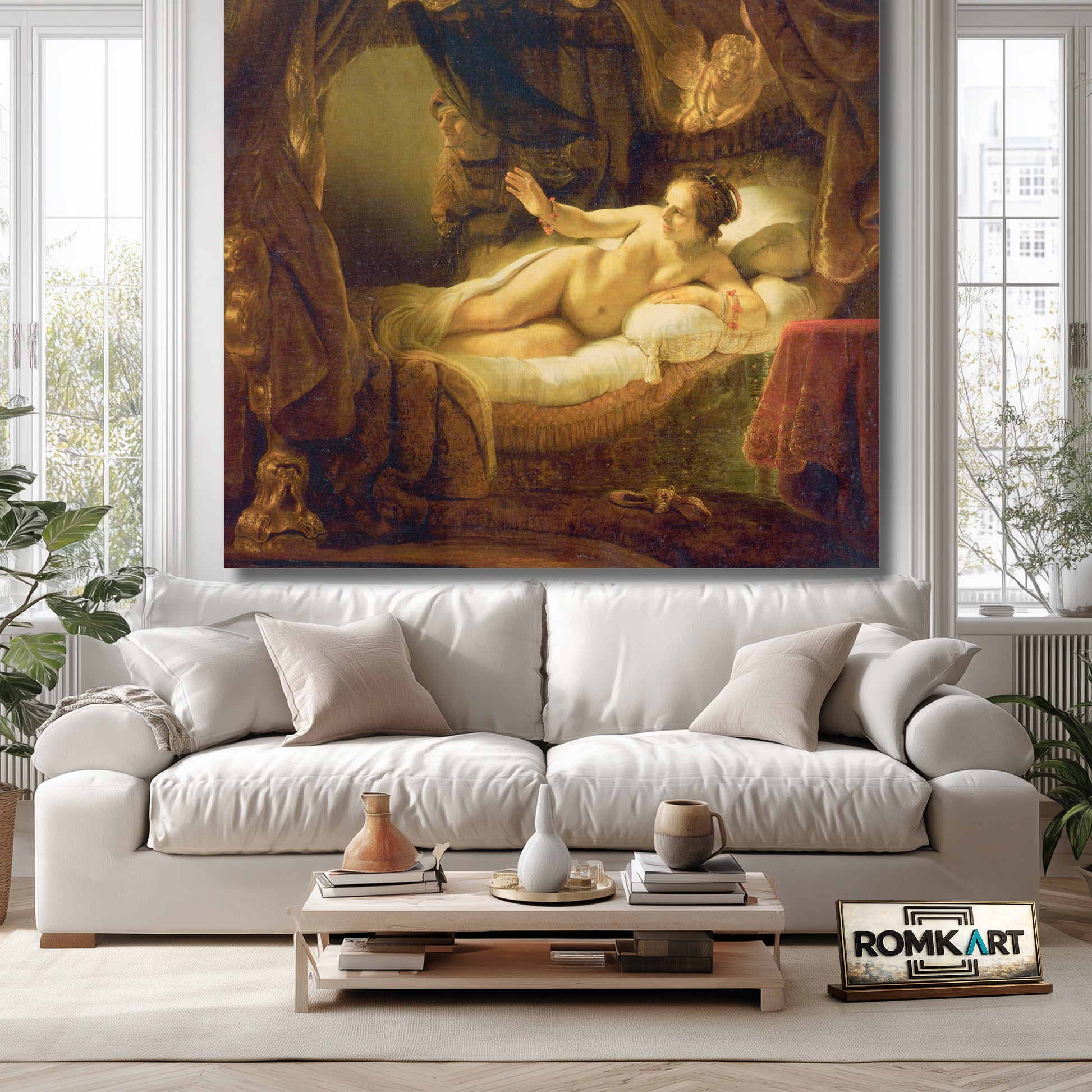 Rembrandt Danae 1636 – Reproduction