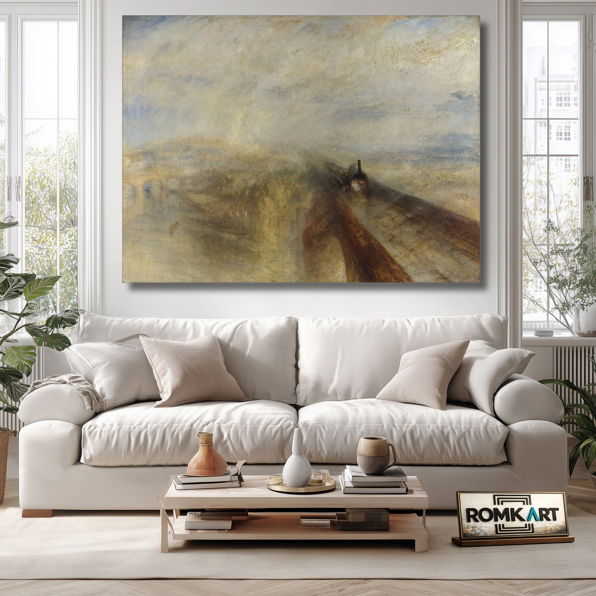 William Turner Rain Steam And Speed The Great Western Railway 1844 – Reproduction