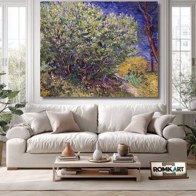 Vincent Van Gogh Lilac Bush 1889 – Reproduction