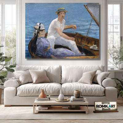 Edouard Manet Boating 1874 – Reproduction