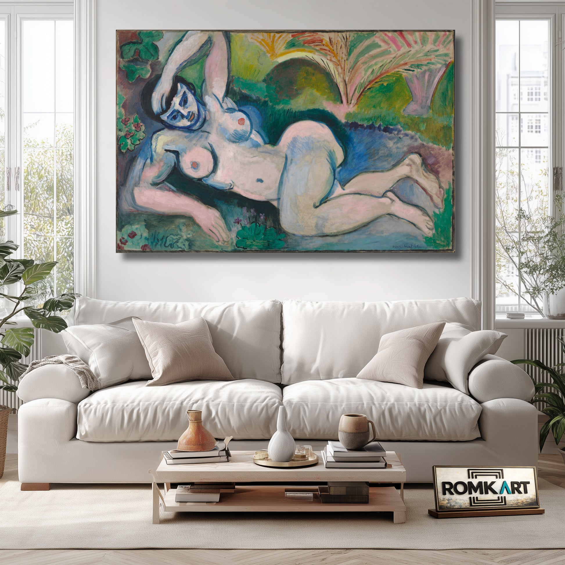 Henri Matisse Blue Nude Souvenir De Biskra 1907 – Reproduction