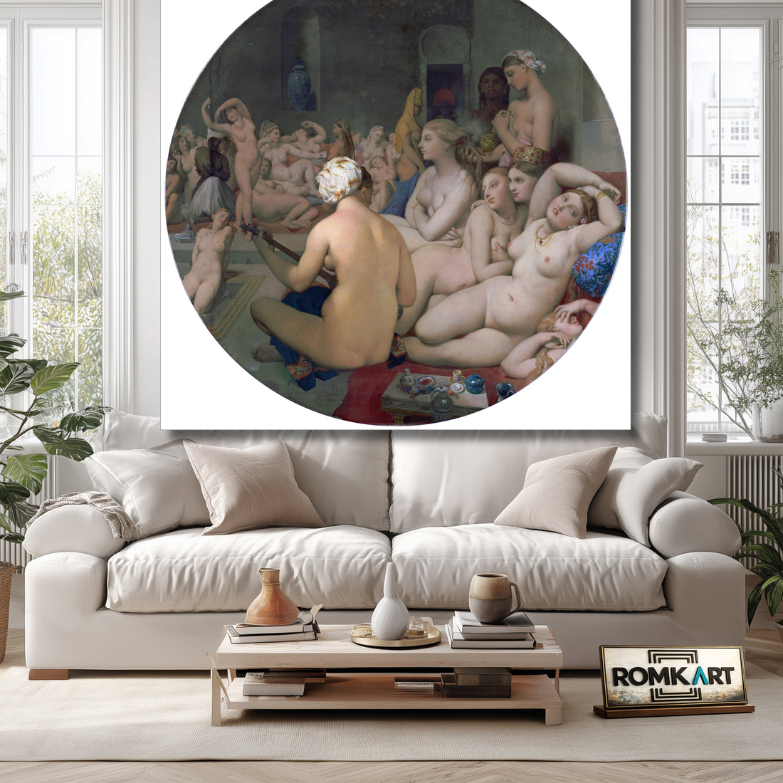Jean Auguste Dominique Ingres The Turkish Bath 1814 – Reproduction