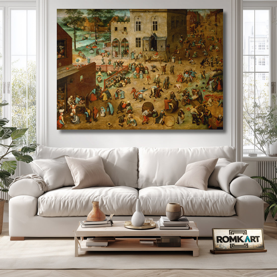 Pieter Bruegel The Elder Childrens Games 1560 – Reproduction