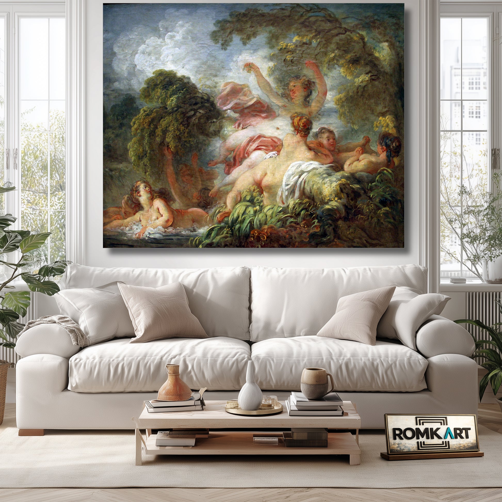 Jean-honor Fragonard The Bathers 1765 – Reproduction