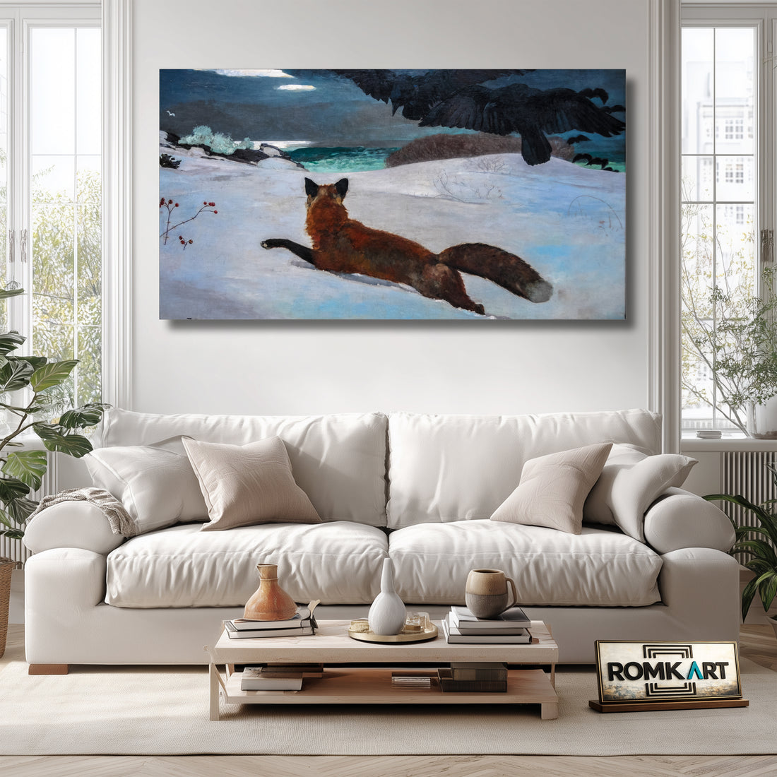 Winslow Homer The Fox Hunt 1893 – Reproduction