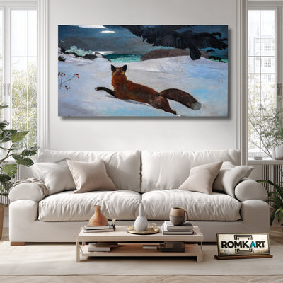 Winslow Homer The Fox Hunt 1893 – Reproduction