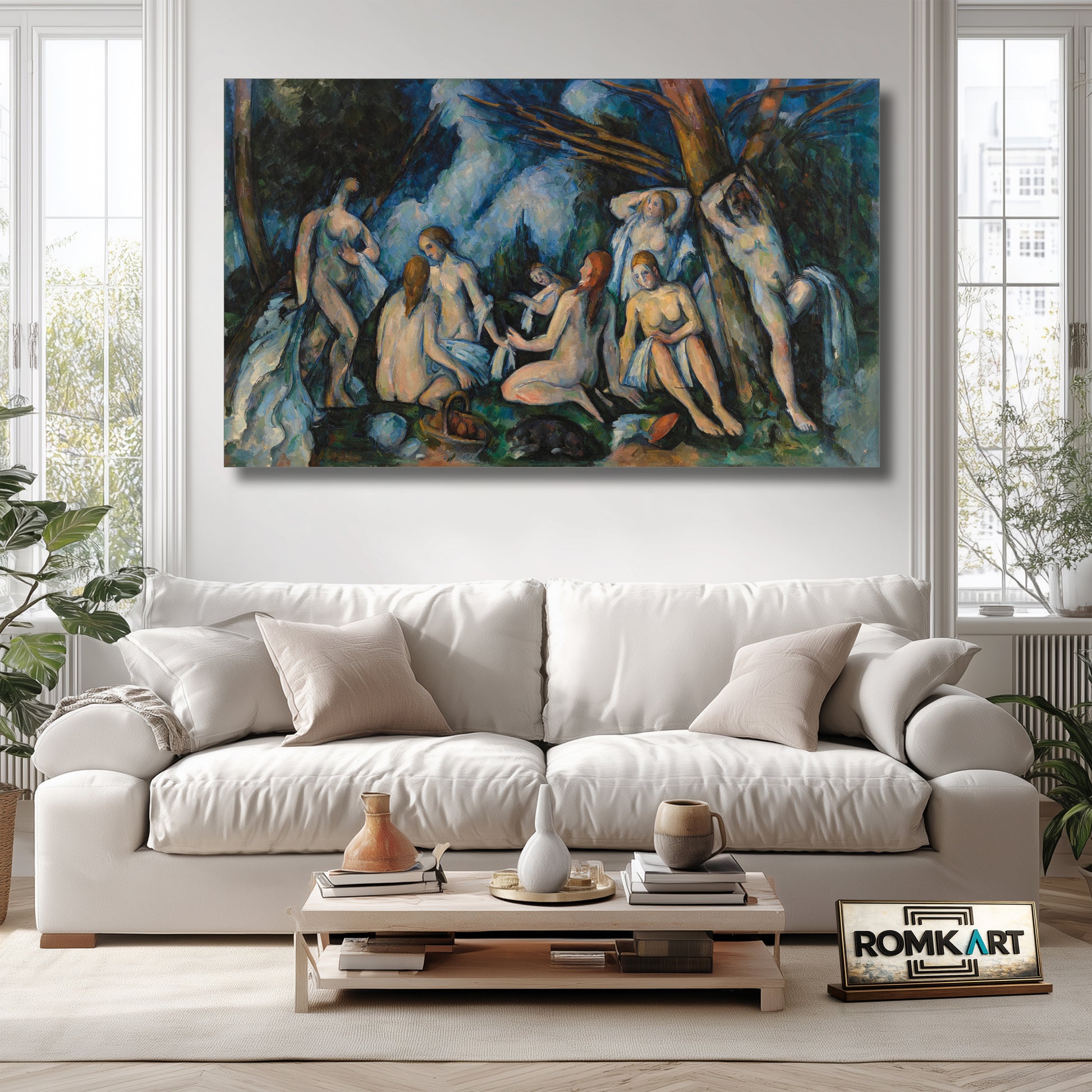 Paul Cezanne The Large Bathers 1894 Barnes Foundation – Reproduction