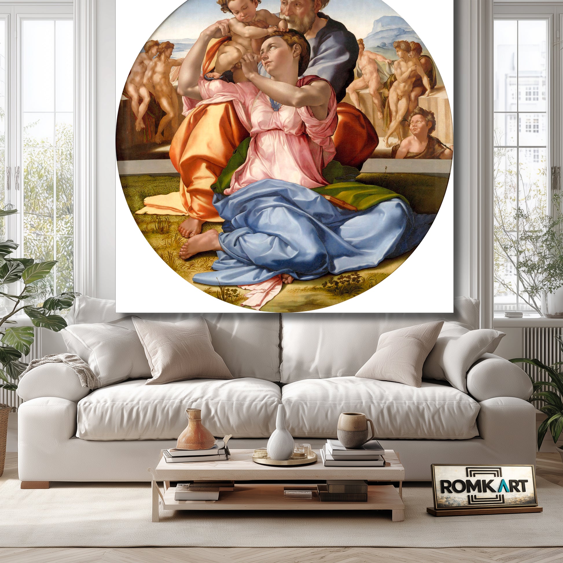 Michelangelo Doni Tondo 1506 – Reproduction