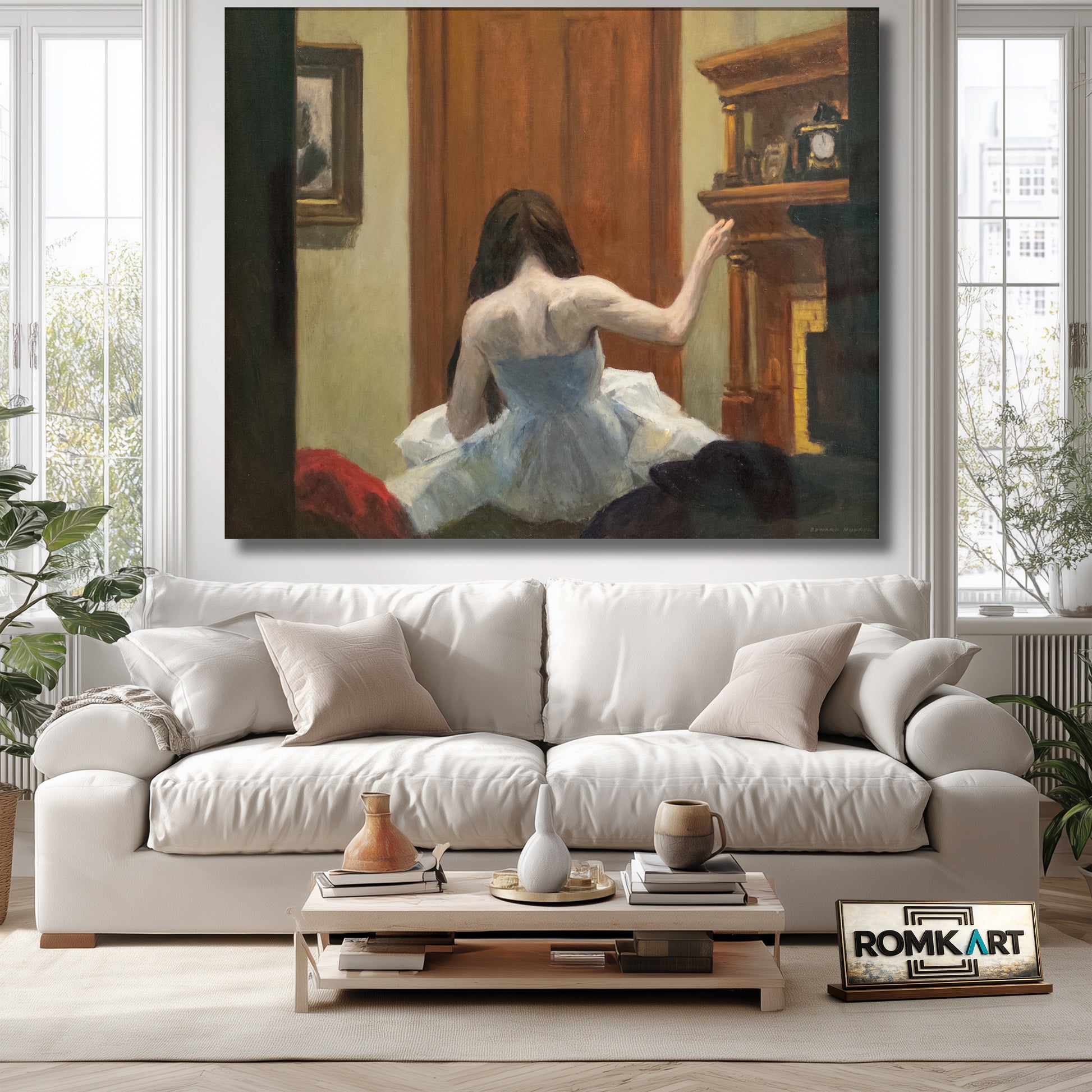 Edward Hopper New York Interior 1921 – Reproduction