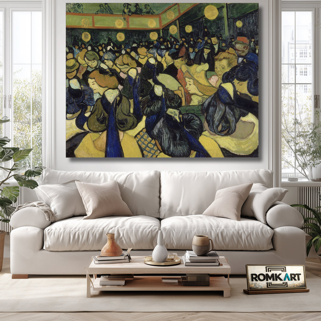Vincent Van Gogh The Dance Hall In Arles 1888 – Reproduction