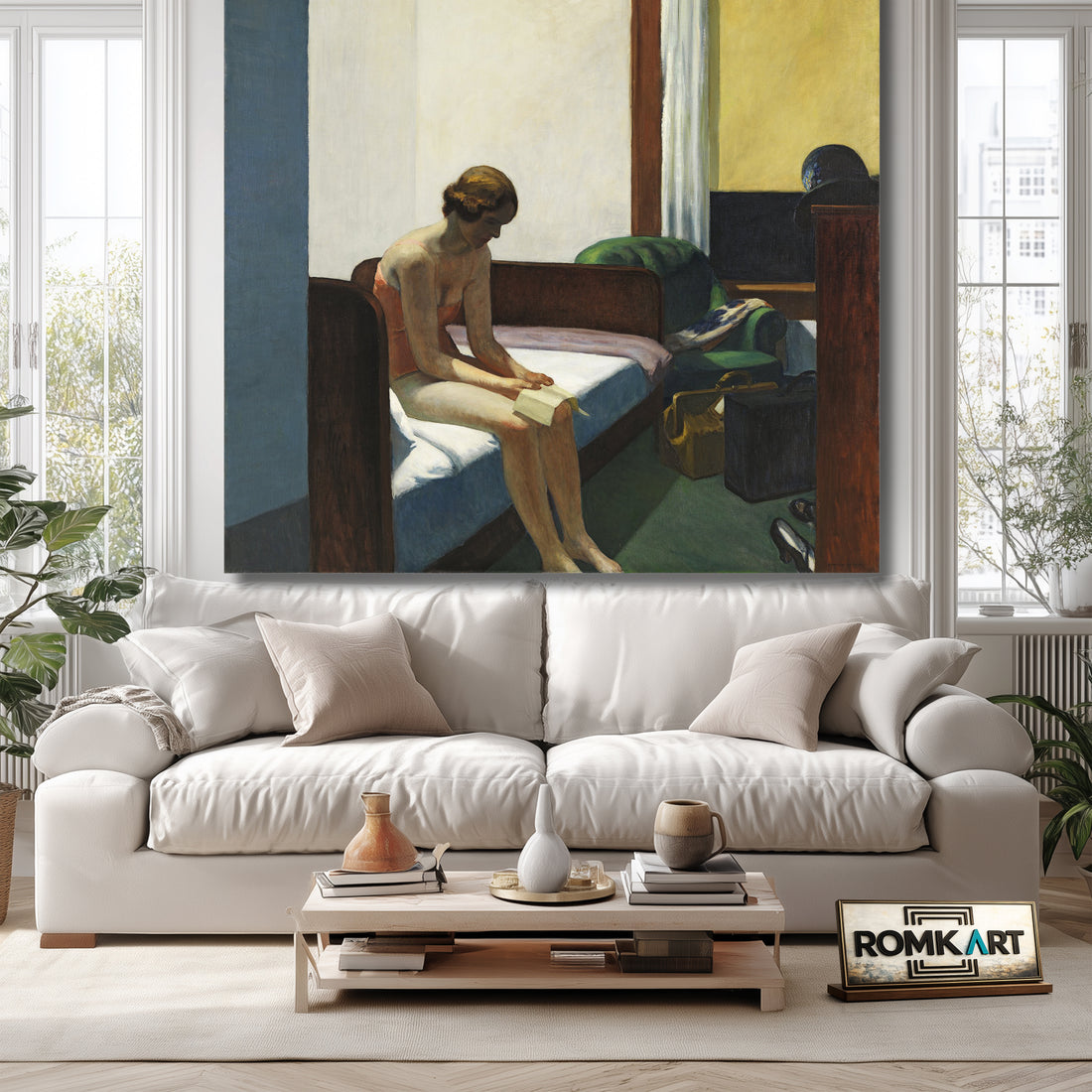 Edward Hopper Hotel Room 1931 – Reproduction