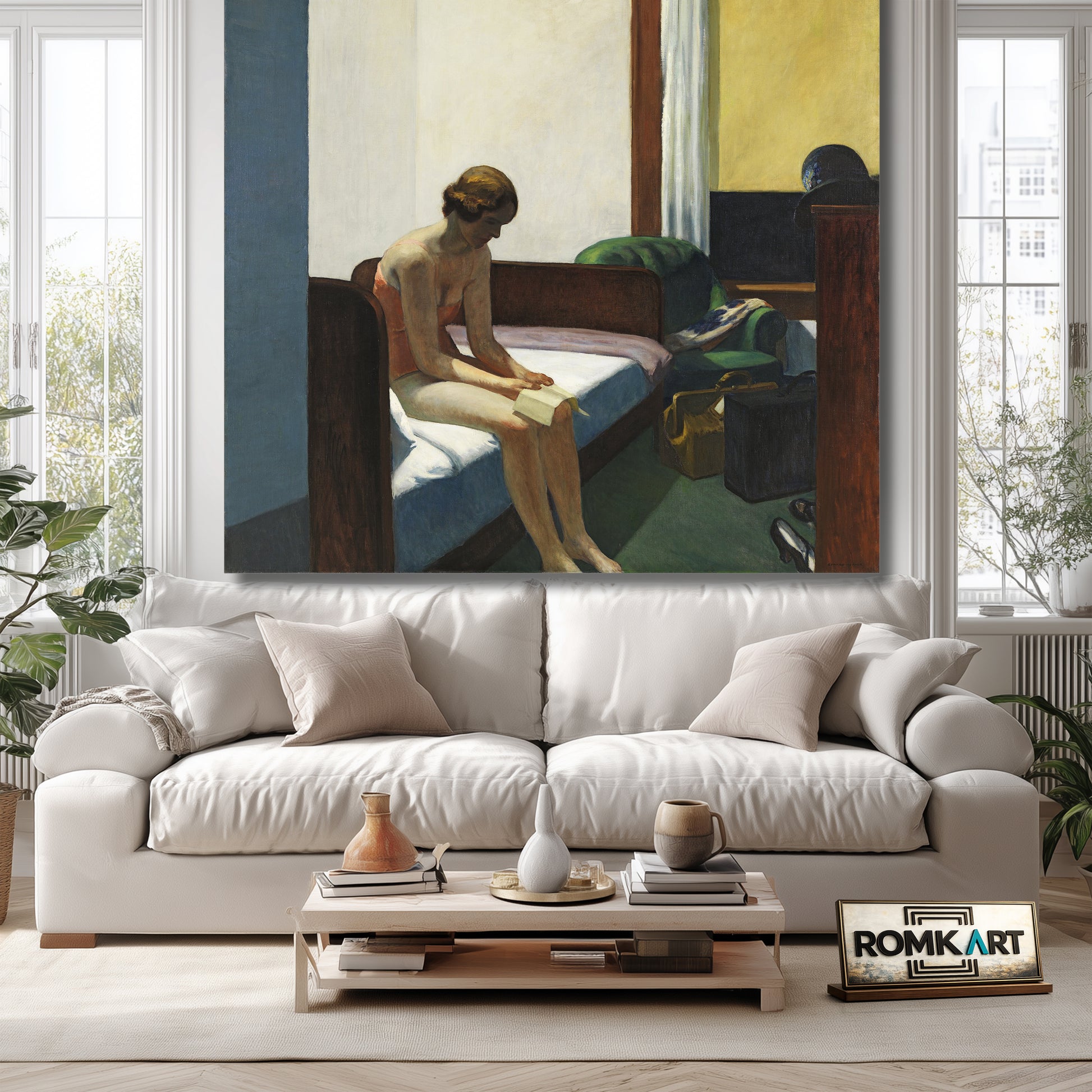 Edward Hopper Hotel Room 1931 – Reproduction