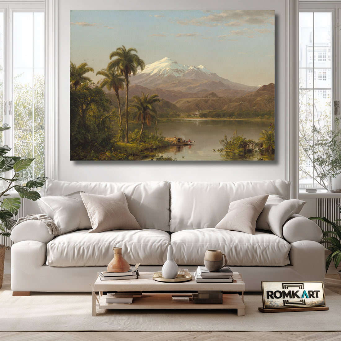 Frederic Edwin Church Tamaca Palms 1854 – Reproduction