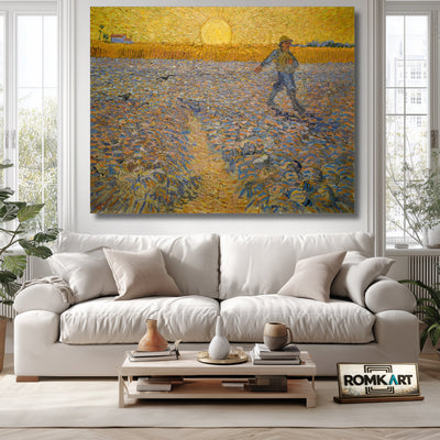 Vincent Van Gogh Sower At Sunset – Reproduction