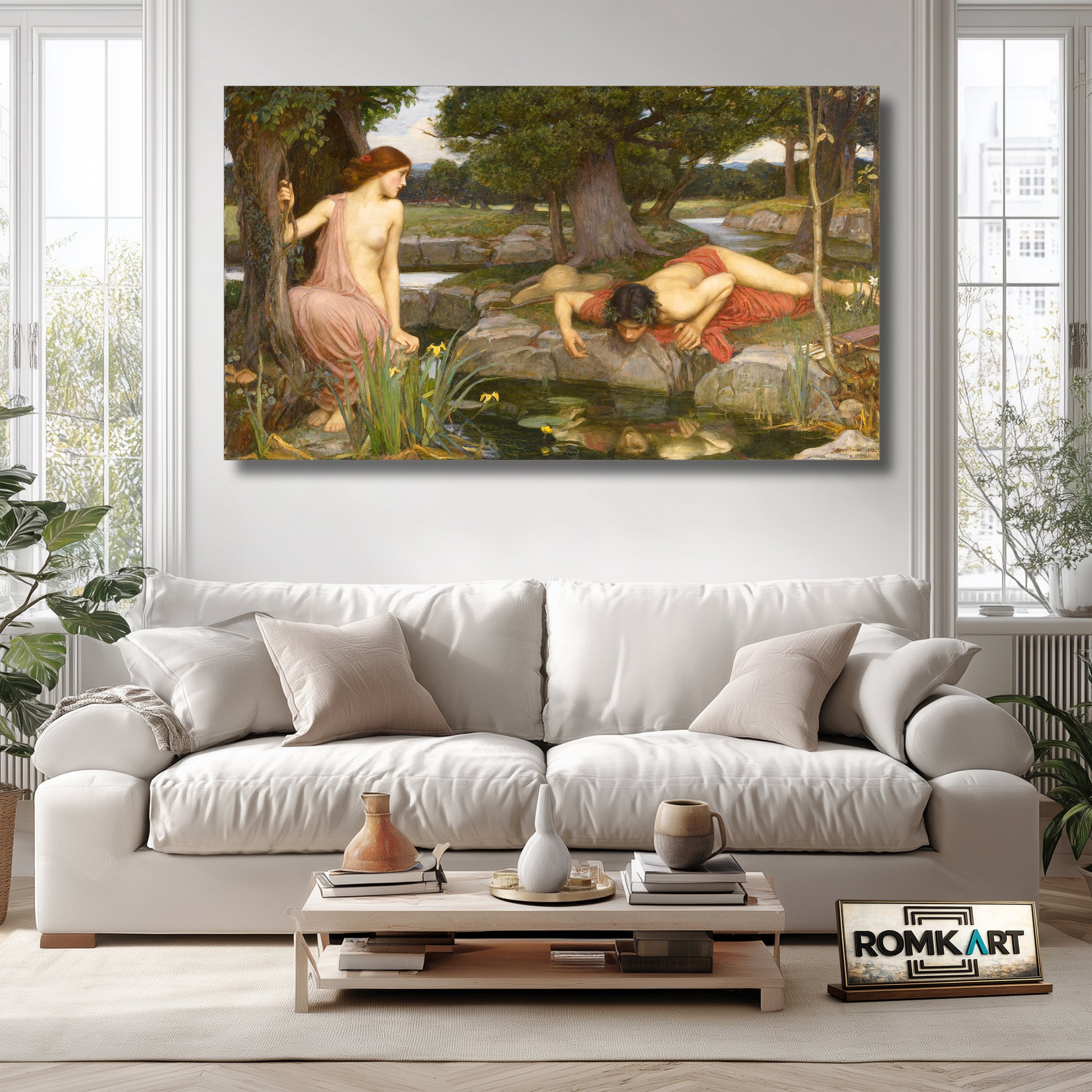 John William Waterhouse Echo And Narcissus 1903 – Reproduction