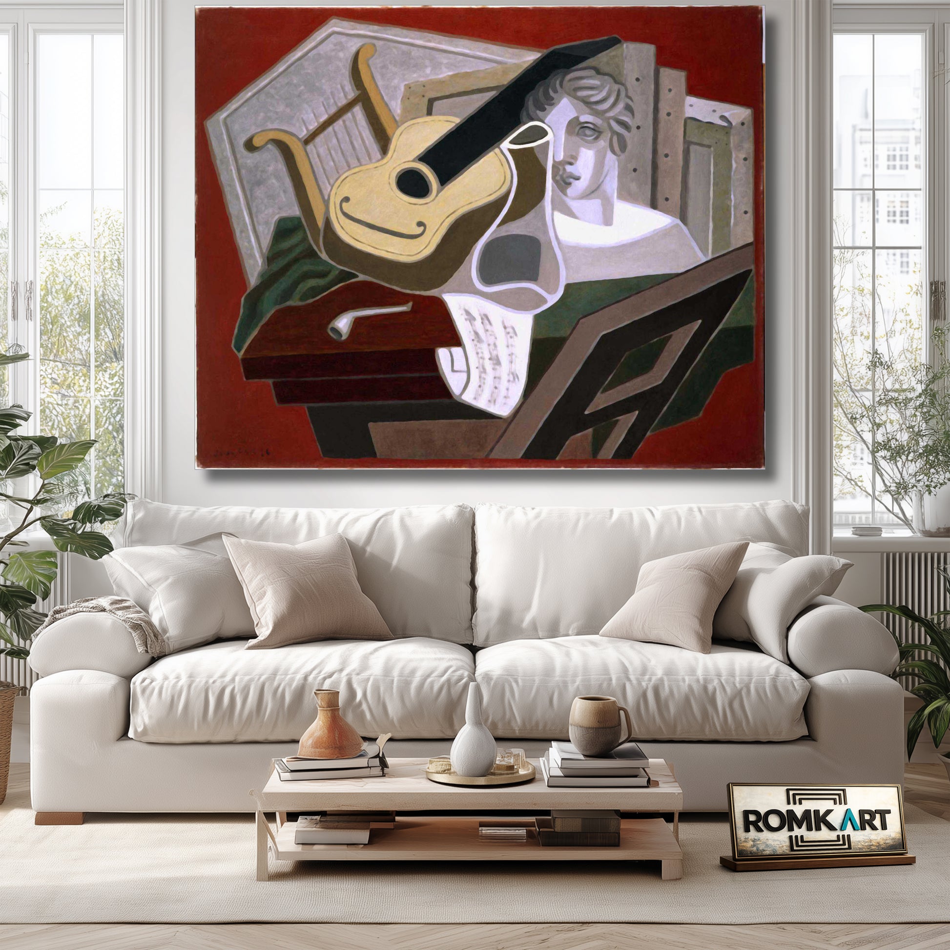 Juan Gris - The Musician's Table 1926 Cubism – Reproduction
