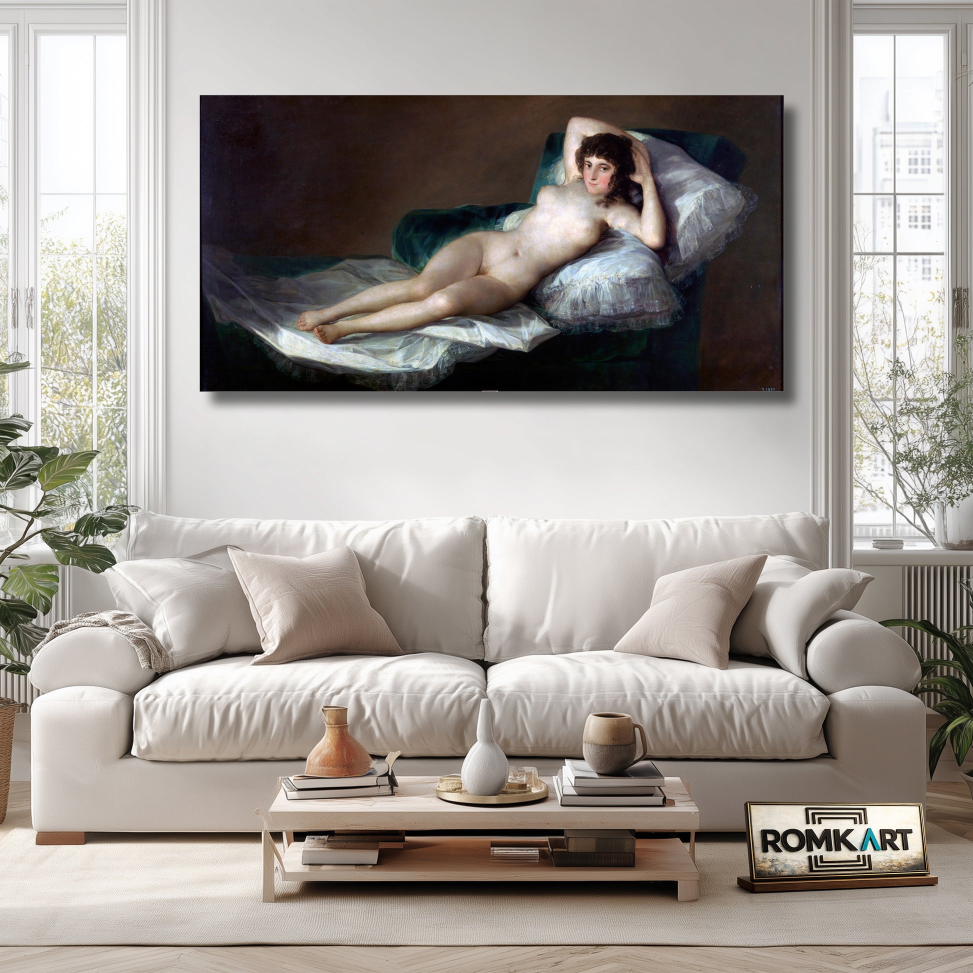 Francisco Goya The Naked Maja 1797-1800 – Reproduction