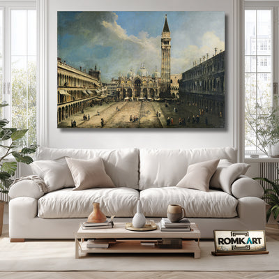 Canaletto Piazza San Marco Venice C1730-1734 – Reproduction