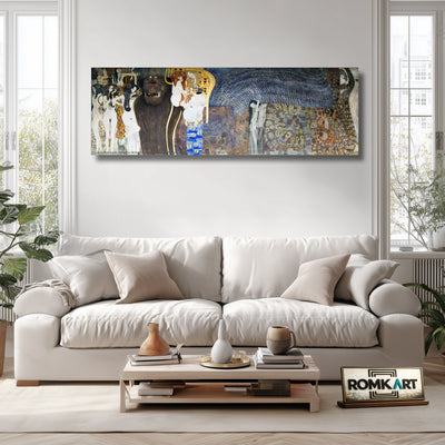 Gustav Klimt Beethoven Frieze The Hostile Powers Panel 5 Short Wall – Reproduction
