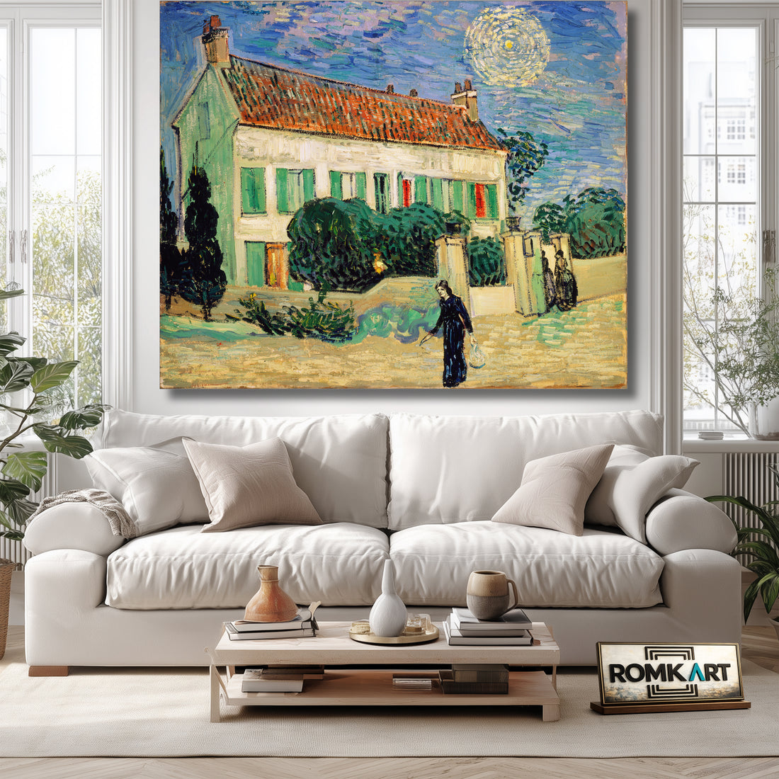 Vincent Van Gogh White House At Night – Reproduction
