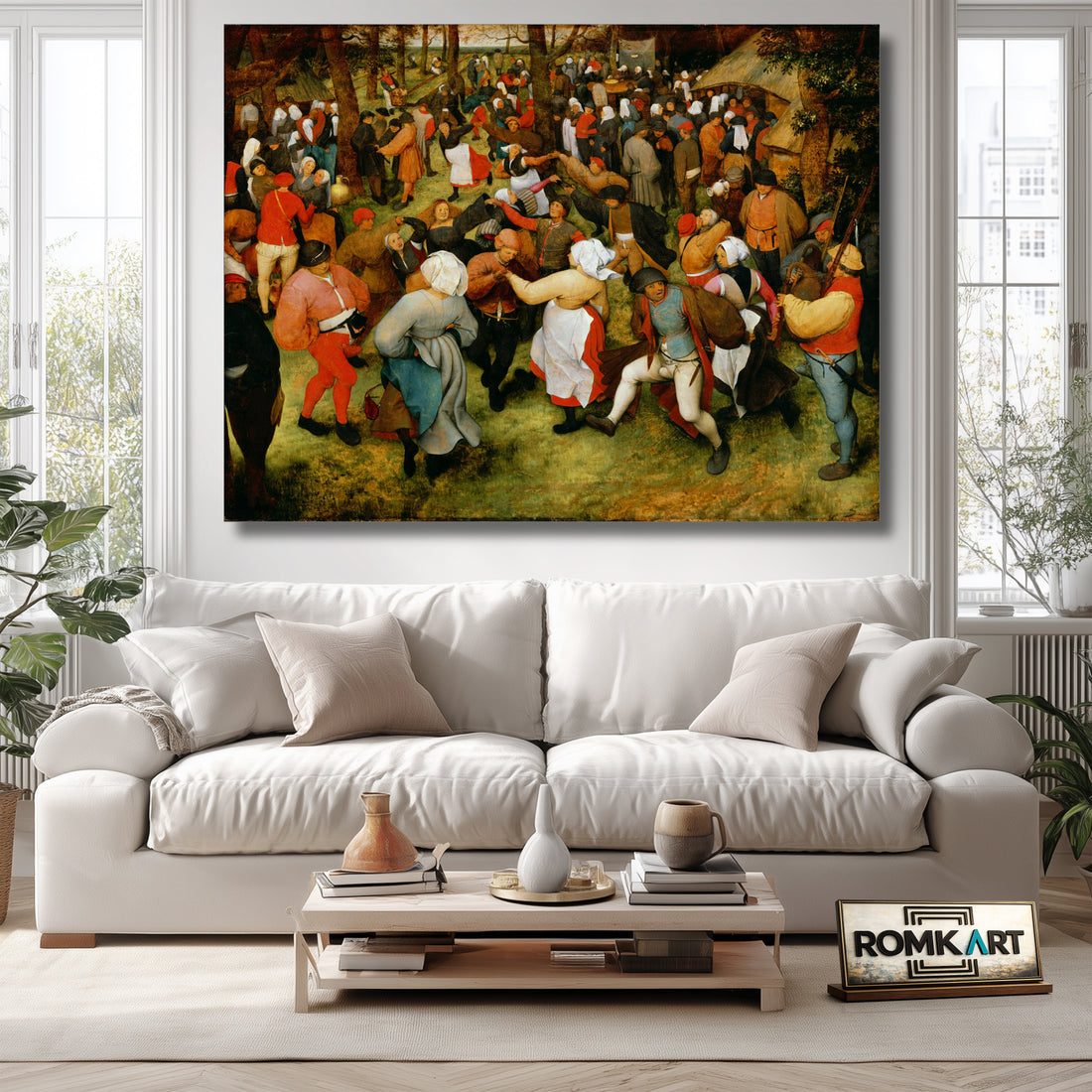 Pieter Bruegel The Elder The Wedding Dance 1566 – Reproduction
