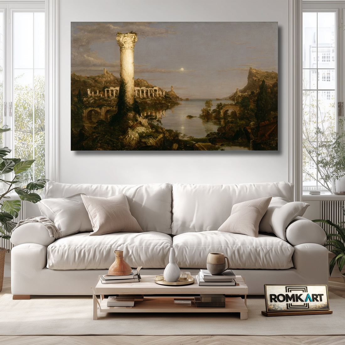 Thomas Cole The Course Of Empire Desolation 1836 – Reproduction