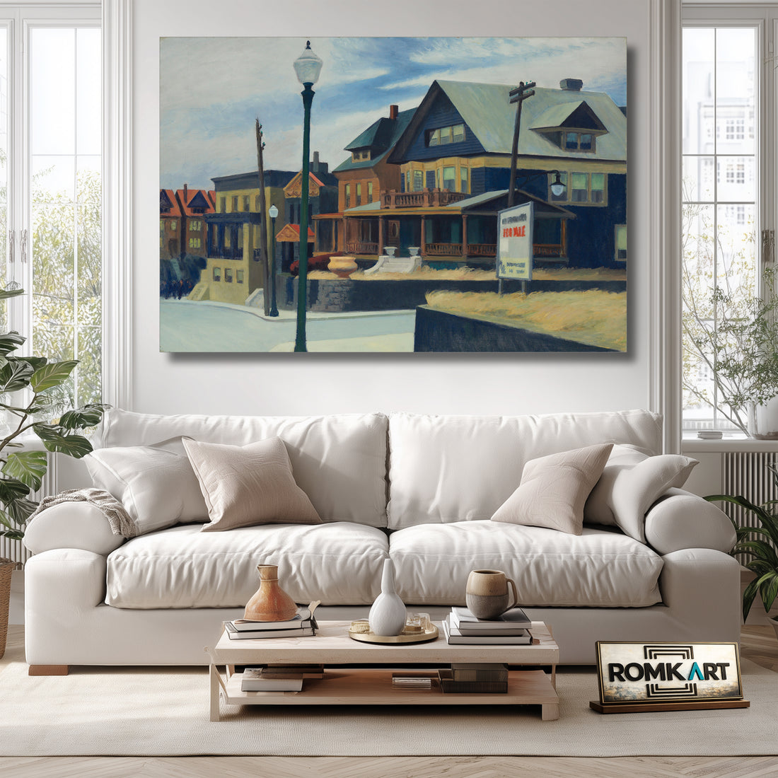Edward Hopper East Wind Over Weehawken 1934 – Reproduction