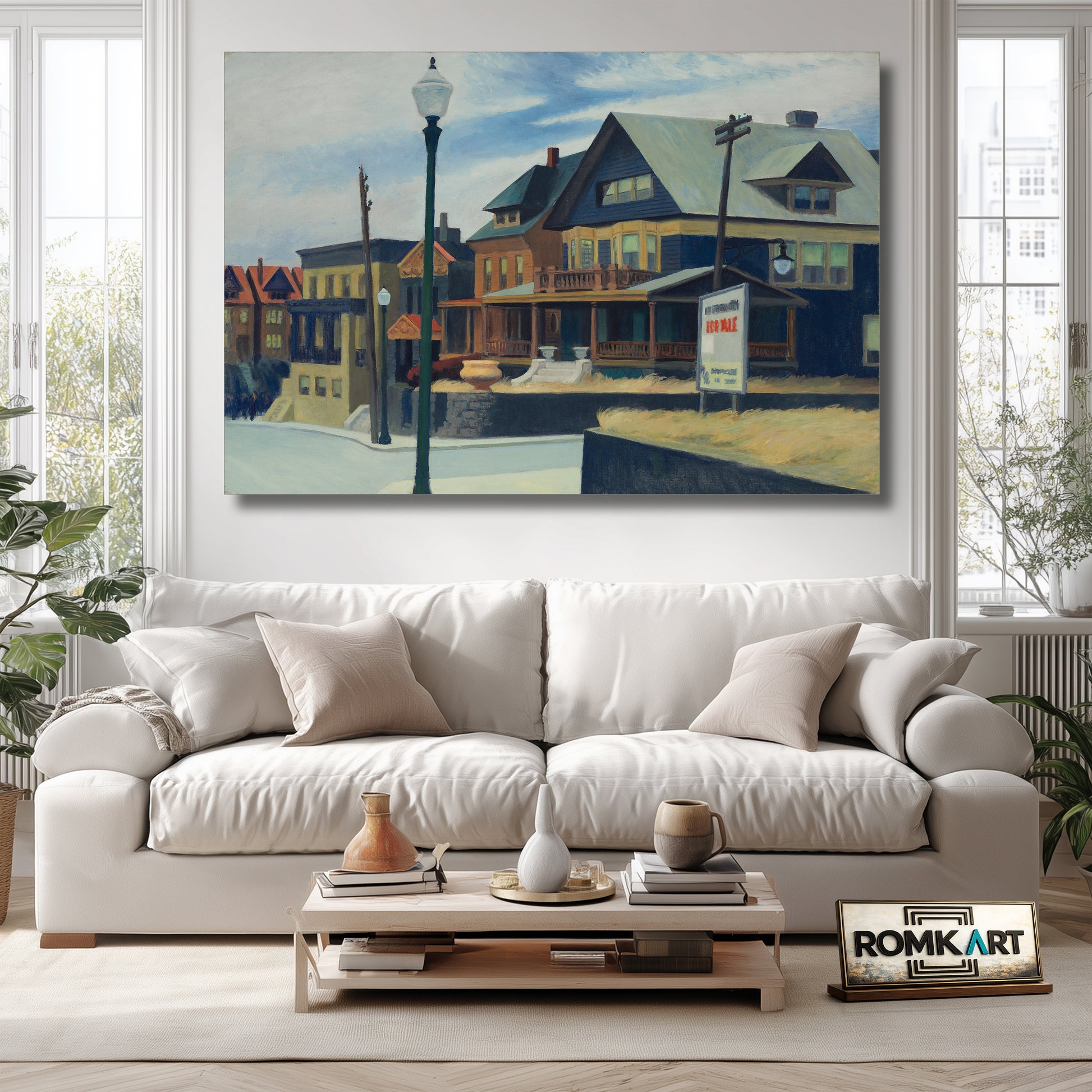 Edward Hopper East Wind Over Weehawken 1934 – Reproduction