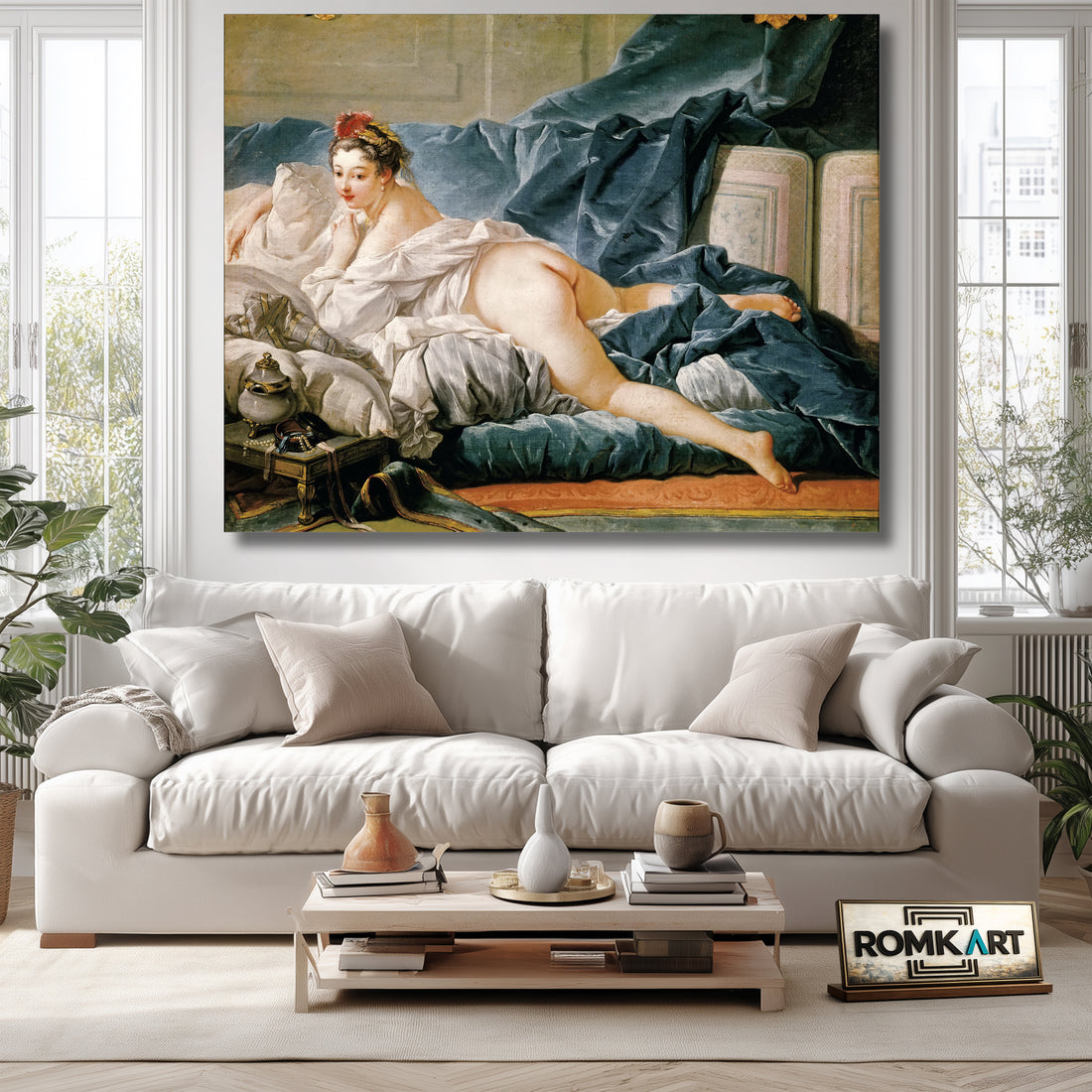 Francois Boucher Odalisque 1742-45 – Reproduction