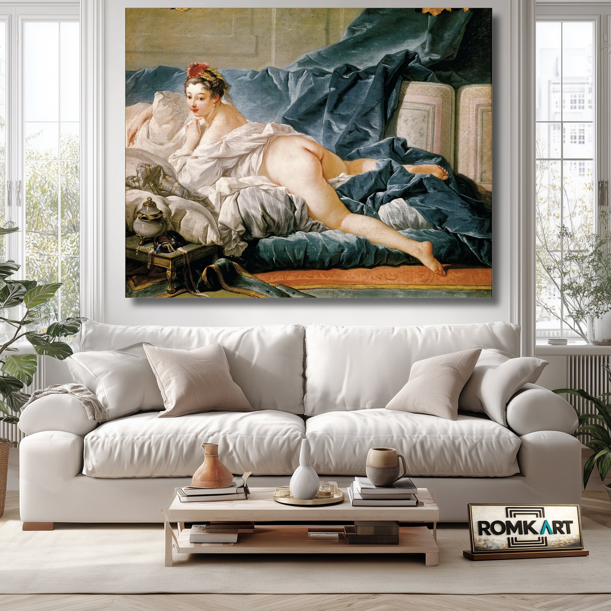 Francois Boucher Odalisque 1742-45 – Reproduction