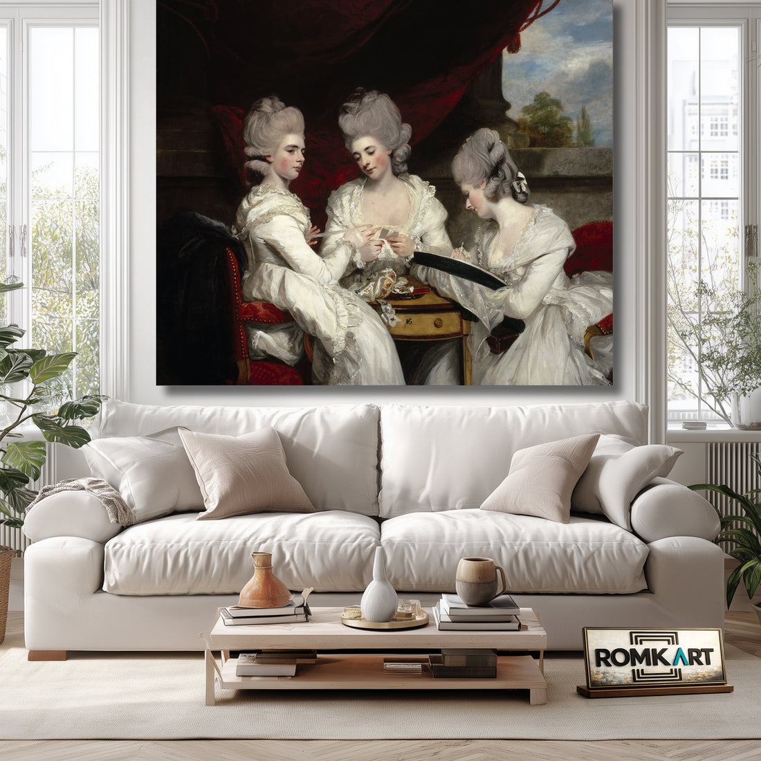 Sir Joshua Reynolds The Ladies Waldegrave 1780 – Reproduction