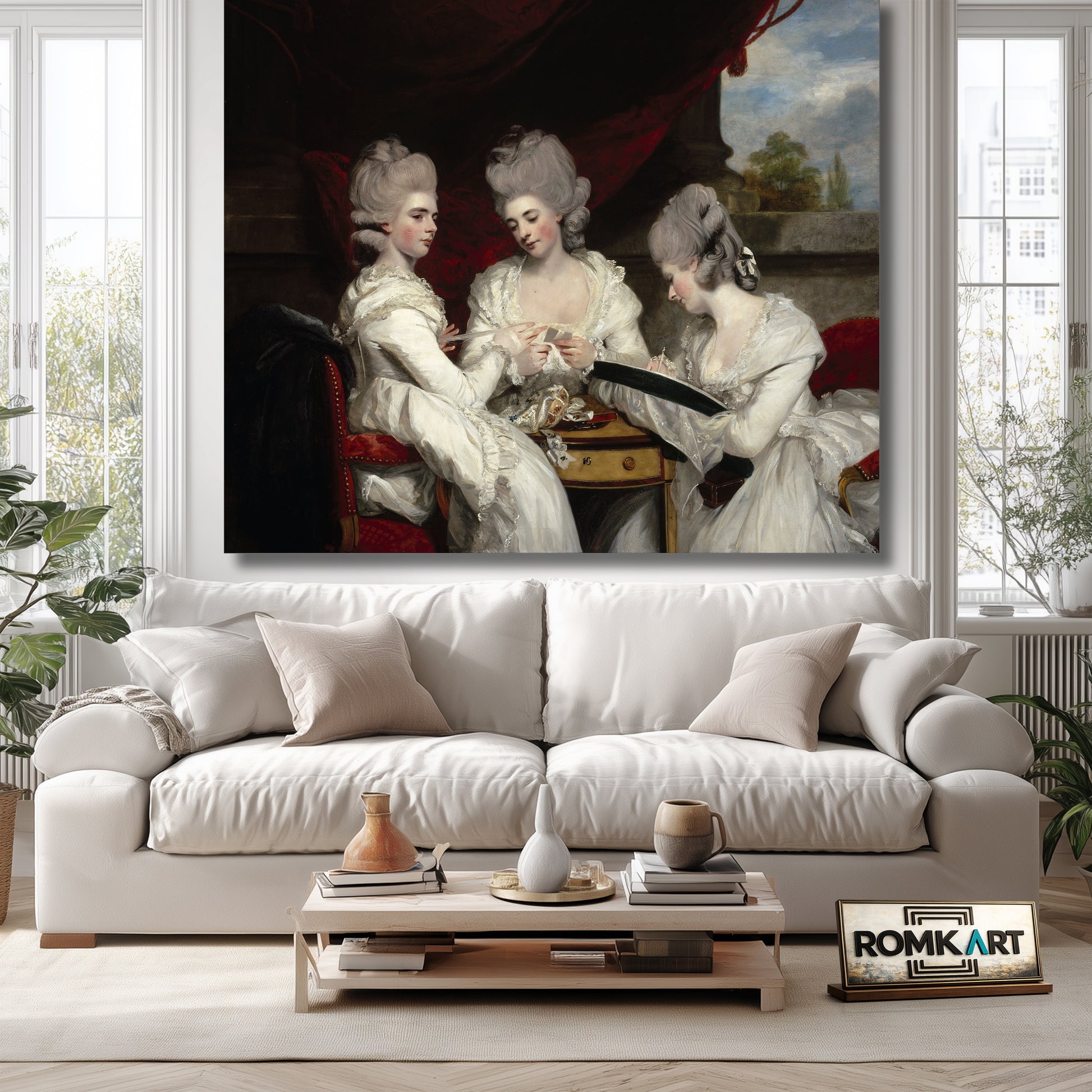 Sir Joshua Reynolds The Ladies Waldegrave 1780 – Reproduction