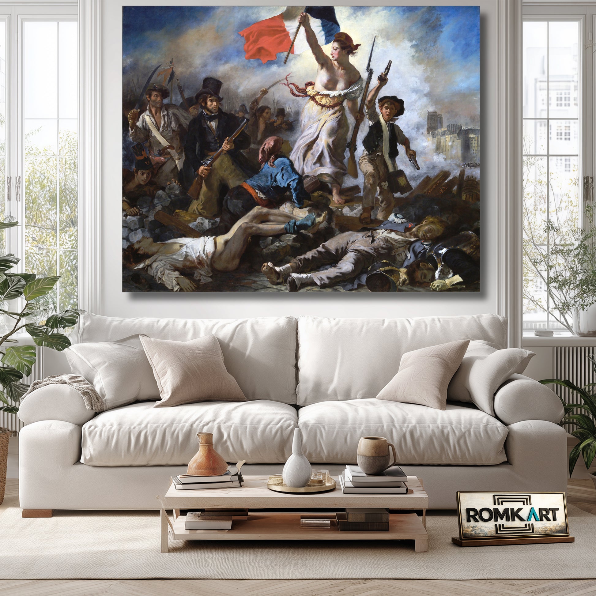 Eugene Delacroix Liberty Leading The People 1830 – Reproduction