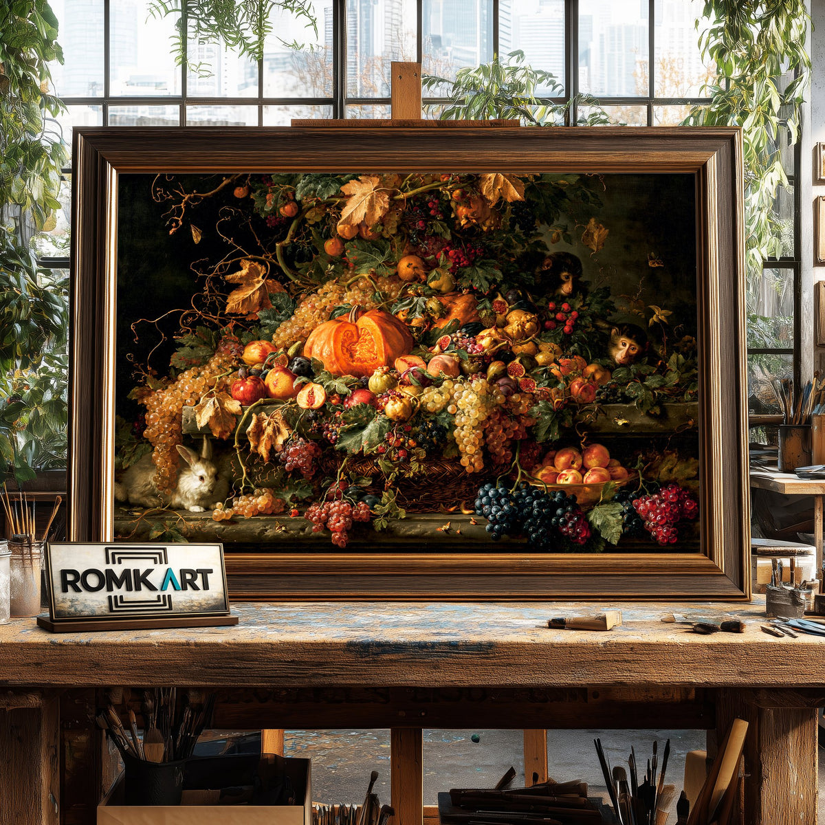 17Th Century Flemish Dutch Baroque Fruits Still Life Oil Painting - image 2