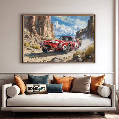1962 Ferrari 250 GTO Automotive Oil Painting - image 4