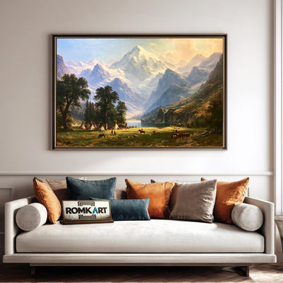 19th century American Landscape Historical Oil Painting - image 4