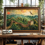 Great Wall Architectural Oil Painting