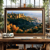 Alhambra Architectural Oil Painting