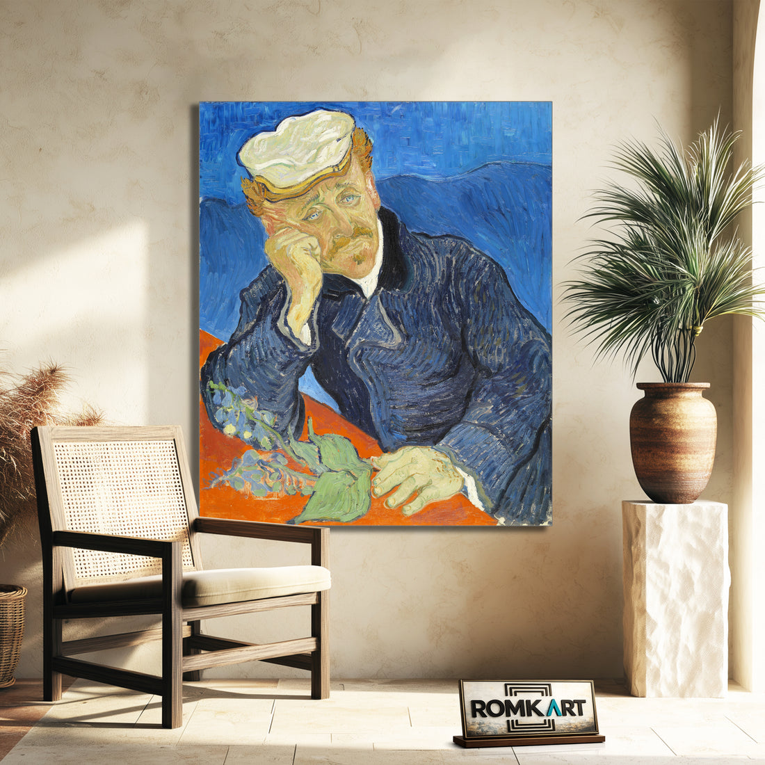 Vincent Van Gogh Portrait Of Doctor Gachet 1890 Ver 2 – Reproduction