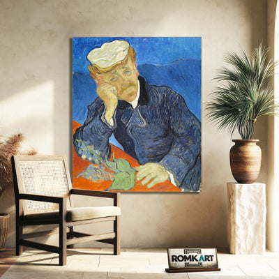 Vincent Van Gogh Portrait Of Doctor Gachet 1890 Ver 2 – Reproduction