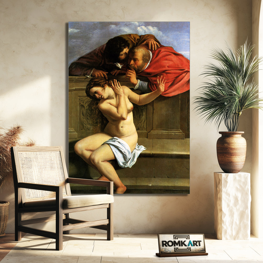 Artemisia Gentileschi Susanna And The Elders 1610 – Reproduction