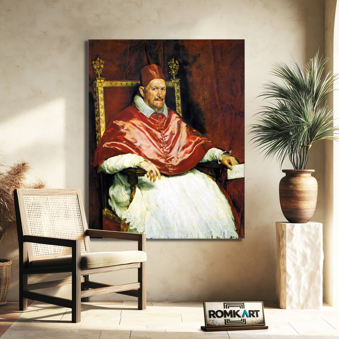 Diego Velazquez Portrait Of Pope Innocent X 1650 – Reproduction