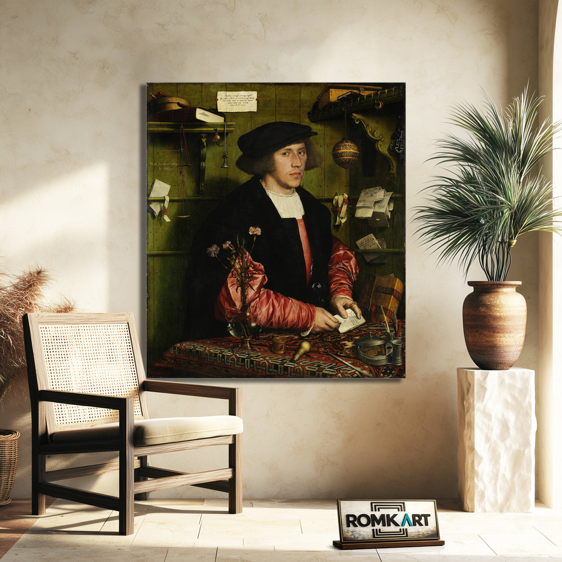 Hans Holbein The Younger The Merchant Georg Gisze 1532 – Reproduction