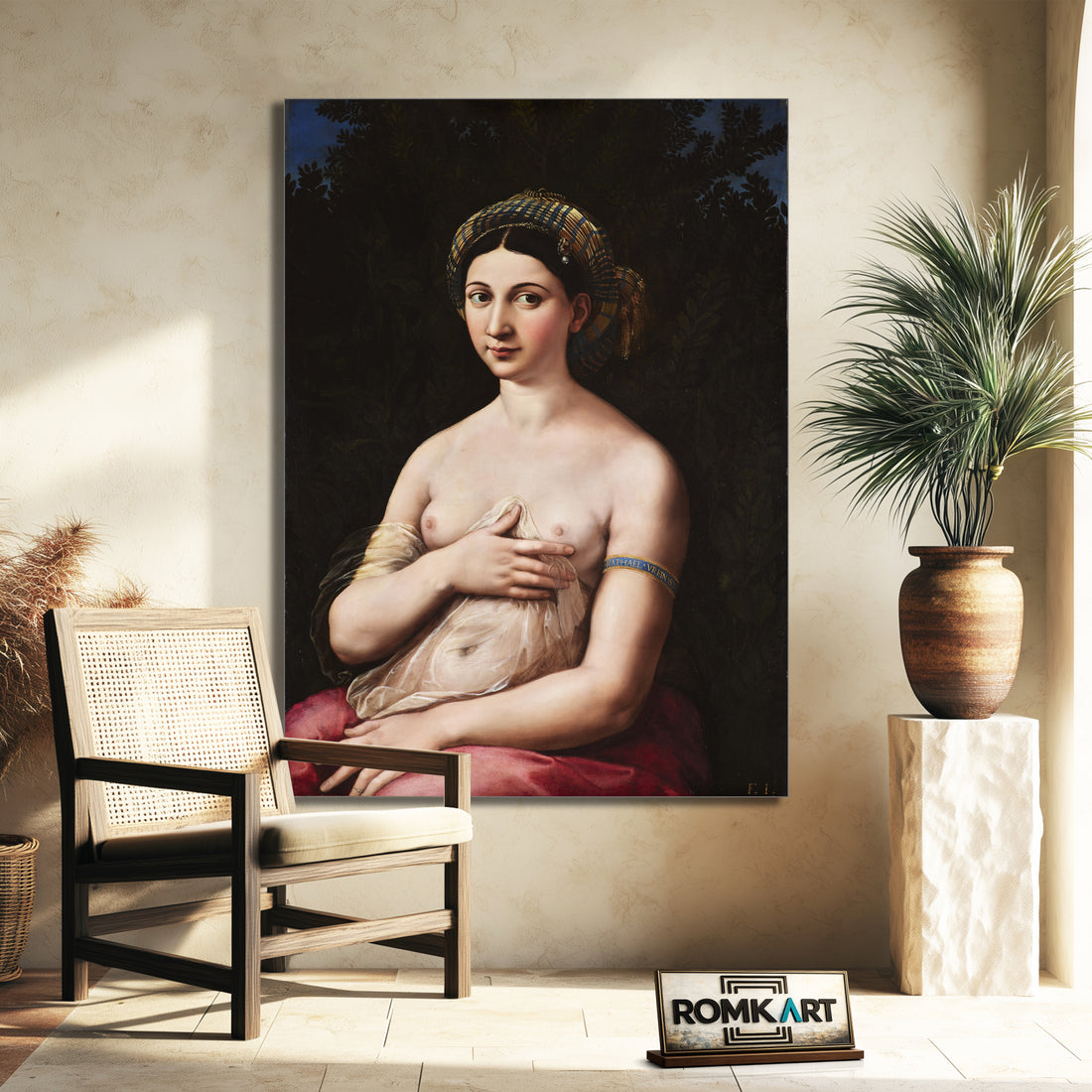 Raphael La Fornarina 1518 Portrait Of A Young Woman – Reproduction