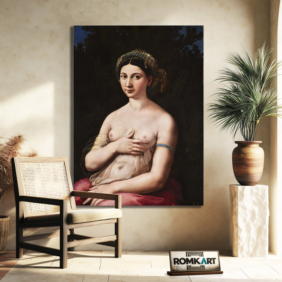 Raphael La Fornarina 1518 Portrait Of A Young Woman – Reproduction