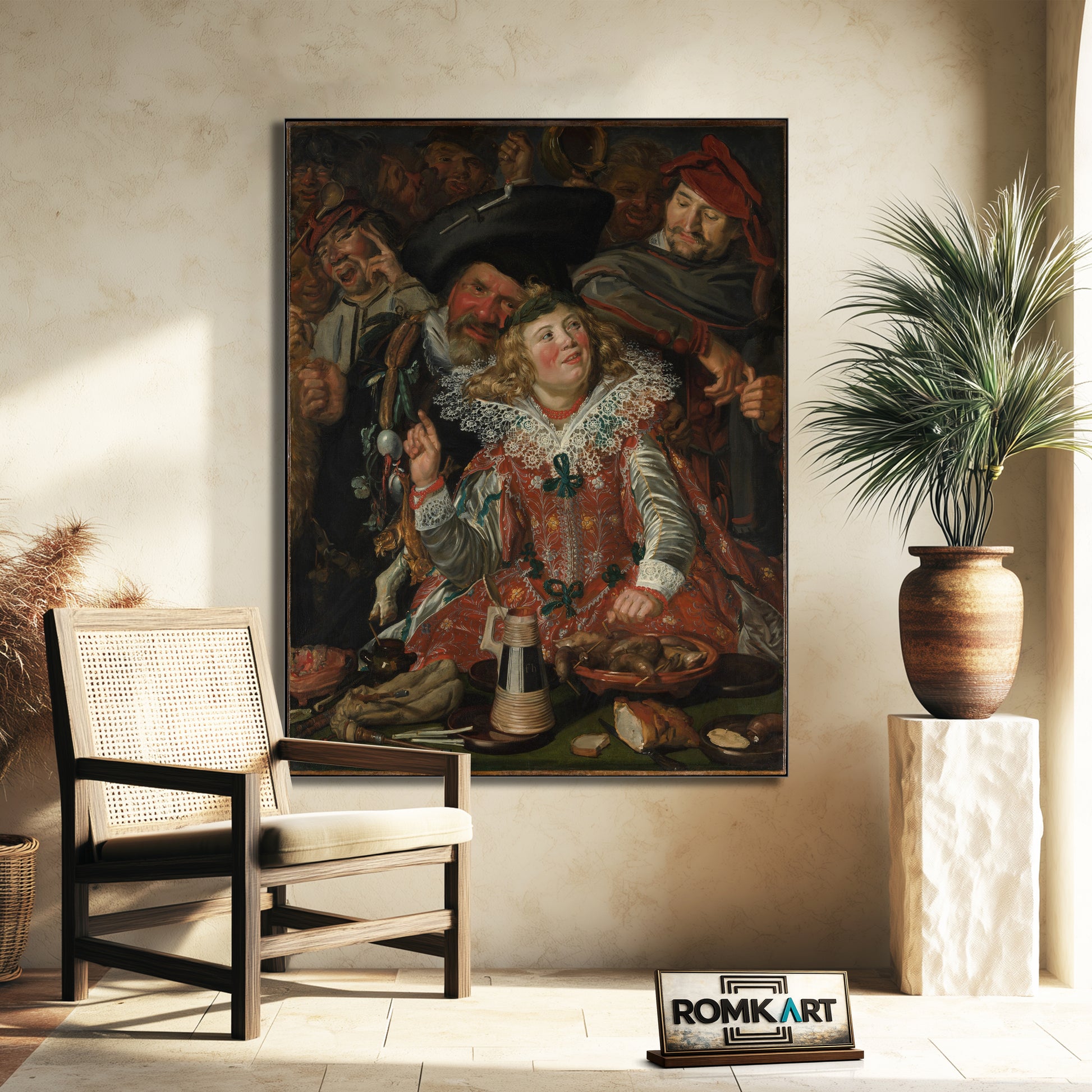 Frans Hals Shrovetide Revellers 1615 – Reproduction