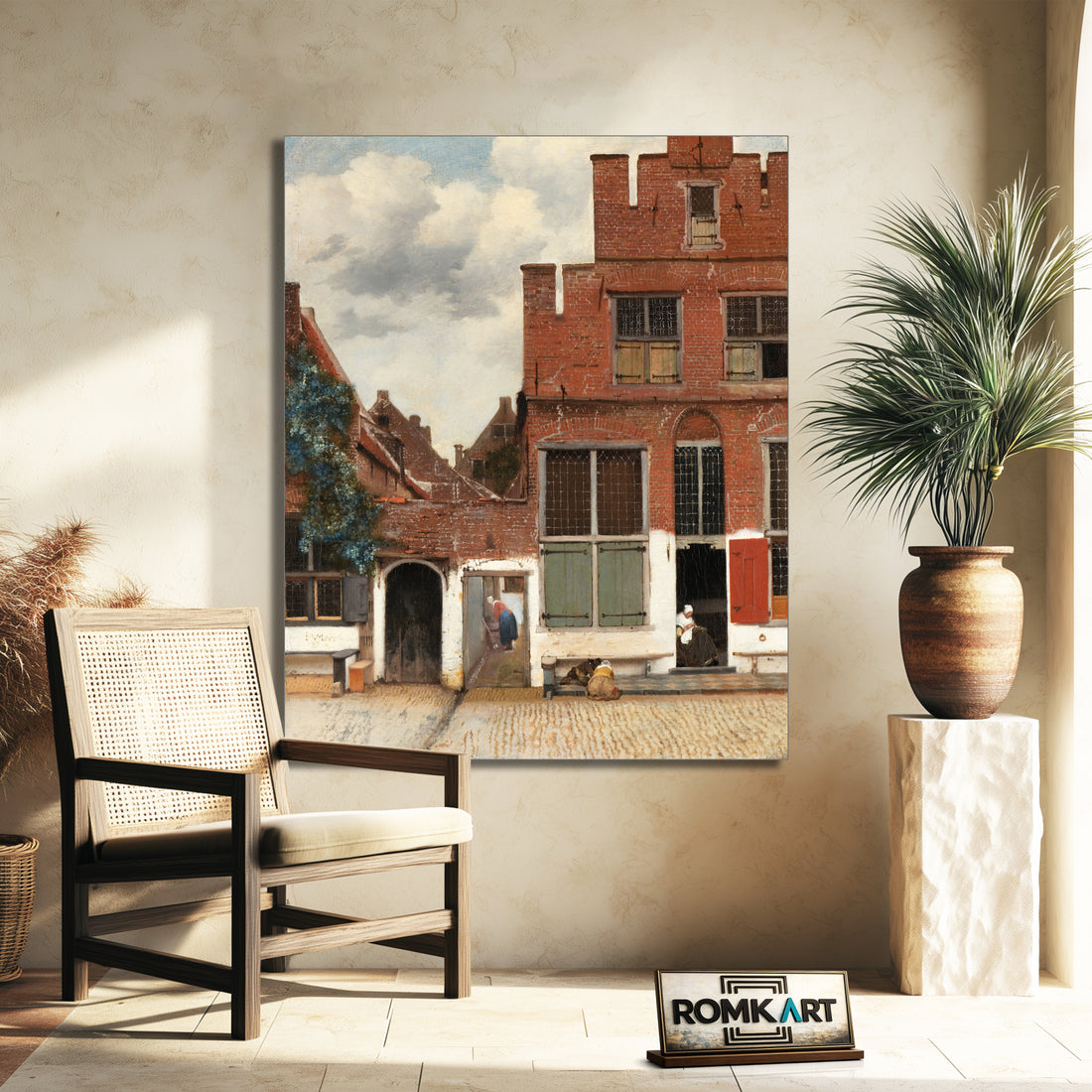 Johannes Vermeer The Little Street 1658 – Reproduction