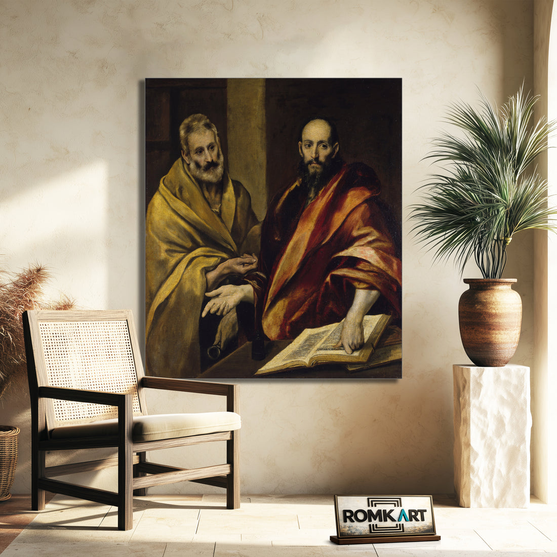 El Greco Saint Peter And Saint Paul 1587 Barcelona – Reproduction