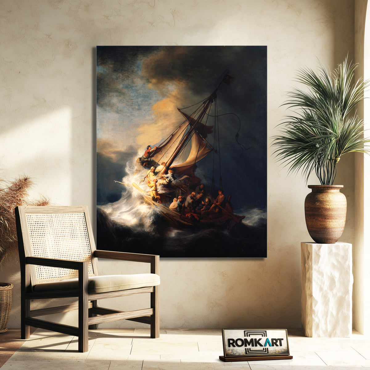 Rembrandt Van Rijn Christ In The Storm On The Sea Of Galilee – Reproduction